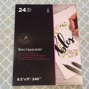 Spectrum Noir Hand Lettering Decor Pad Blessed 24p NEW